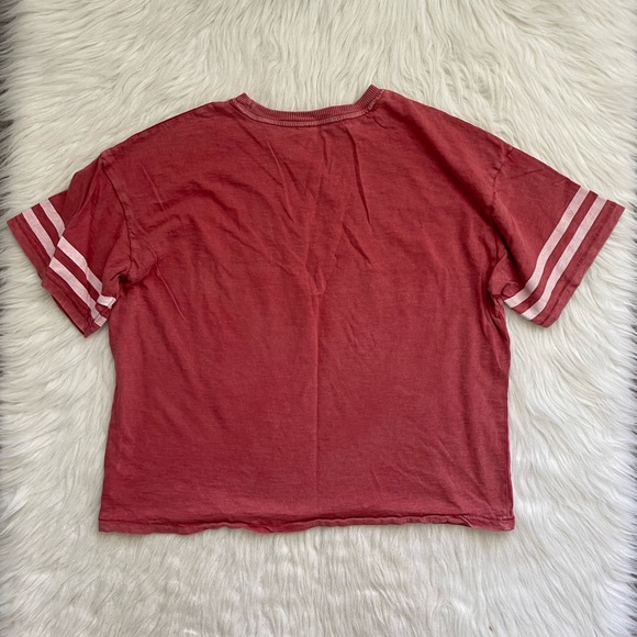 American Eagle Woodstock Football oversized cropped shirt Medium - Picture 8 of 9